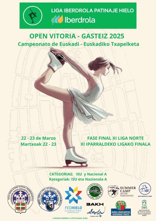 OPEN DE VITORIA NAC.A E INFANTIL ISU Y CAMPEONATO EUSKADI PARA ISU ABSOLUTO